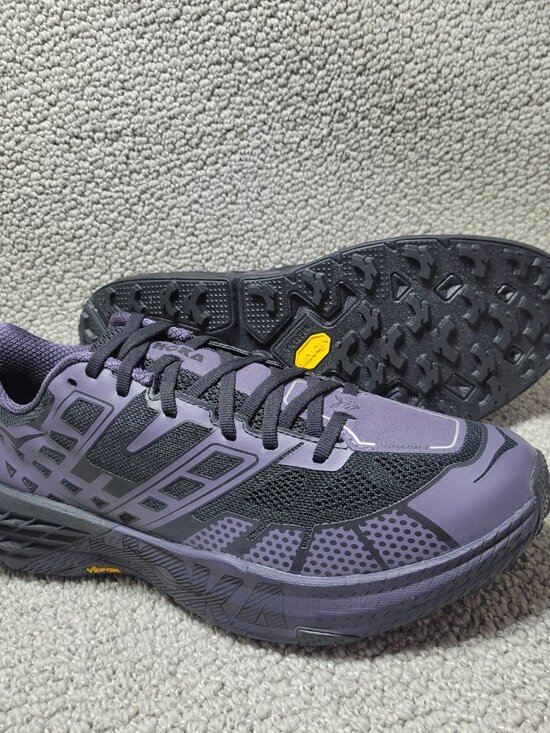 Hoka One One Speedgoat 2 Size W 11.5 M 10.5 Black Squid Ink Trail Hiking 1162710 main image 8